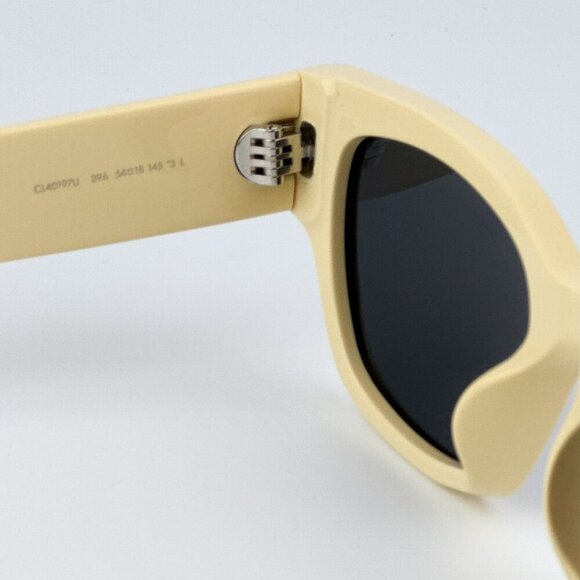 Celine CL40197U 39A MONOCHROMS BRAND NEW Sunglasses Light Brown Smoke Unisex - Picture 8 of 12